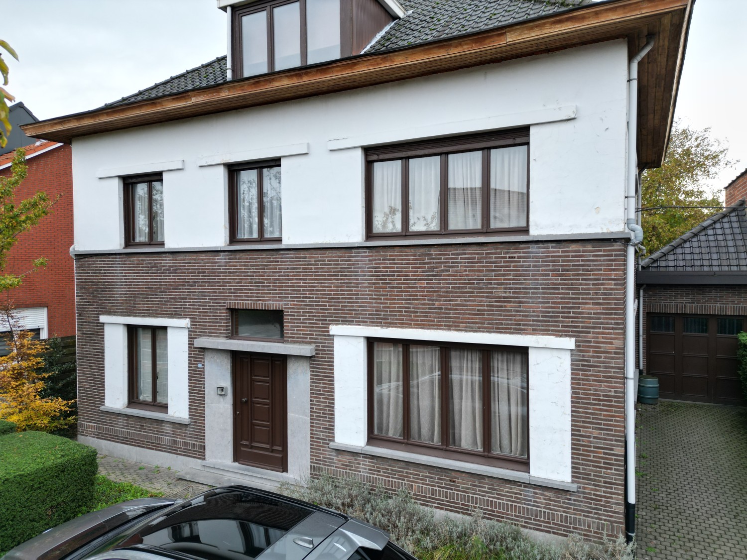 Gevelrenovatie Baumit CreativeTop - Brecht - Kijzer gevelwerken - vooraf