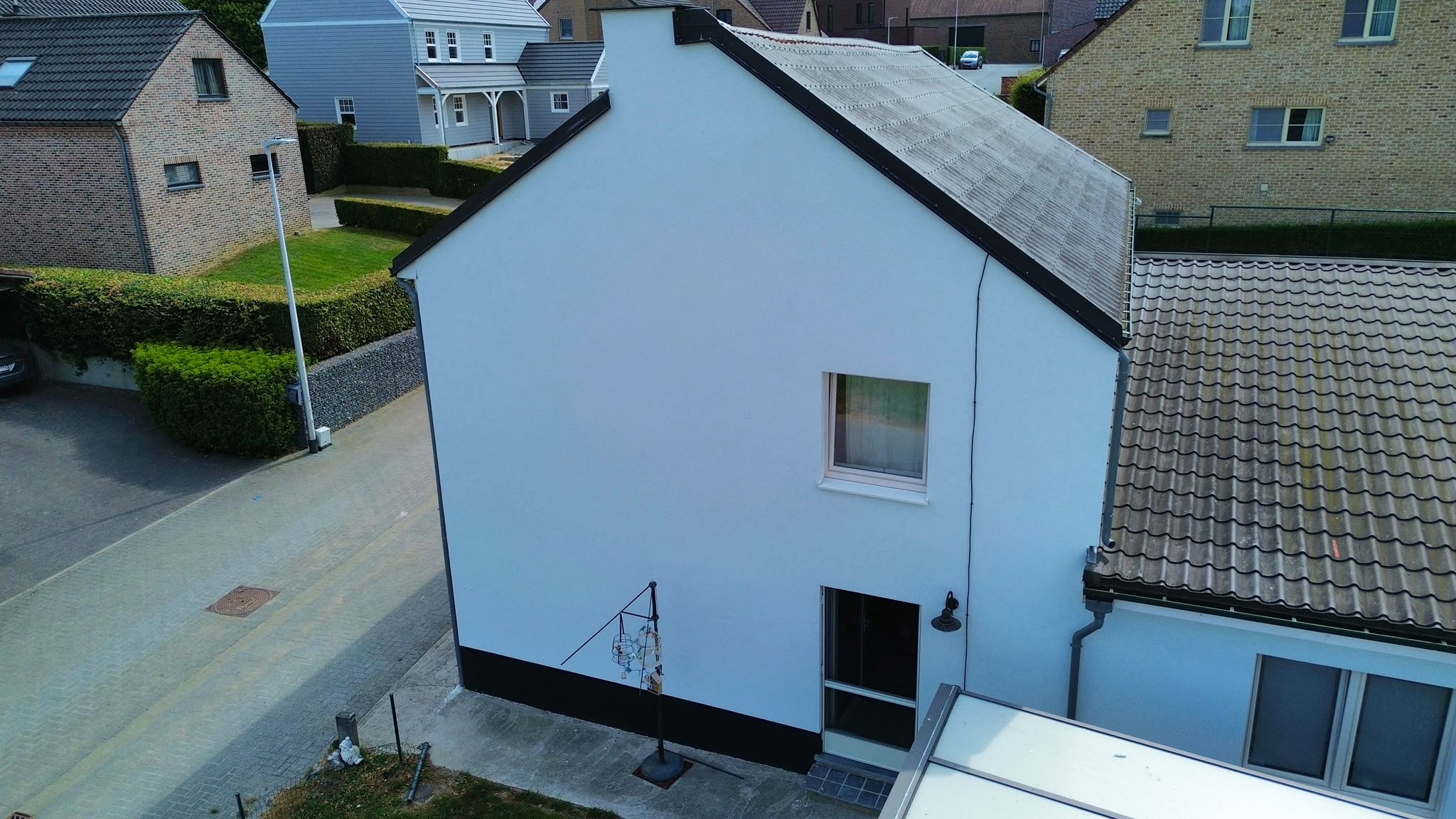Zijgevel met crepi in Tongeren