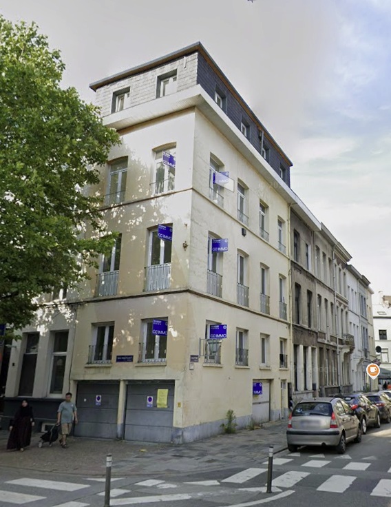 Appartementsgebouw Antwerpen voor de renovatie